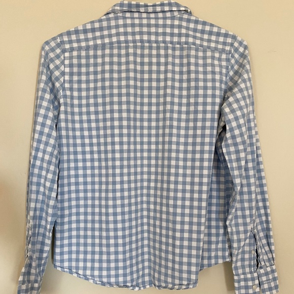 Y2K Vintage Abercrombie and Fitch Gingham Plaid Button Down Shirt - Picture 2 of 4